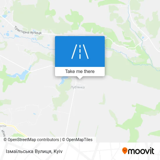 Карта Ізмаїльська Вулиця