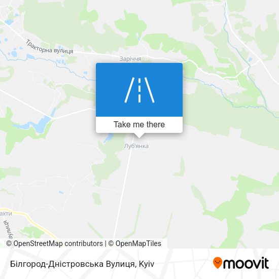 Білгород-Дністровська Вулиця map