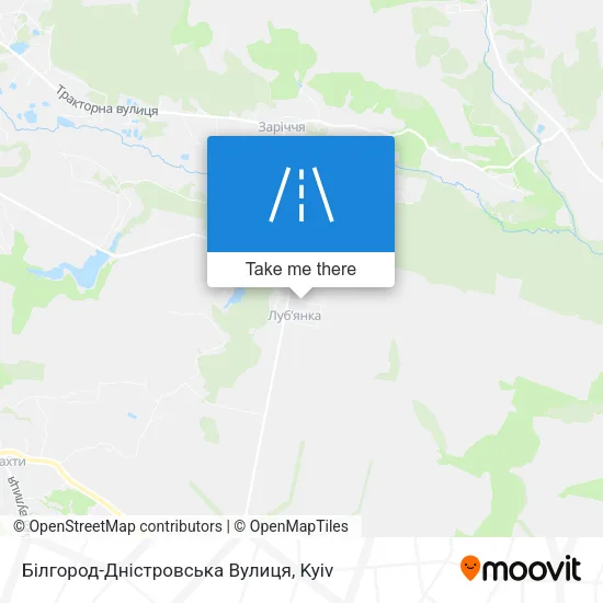 Карта Білгород-Дністровська Вулиця