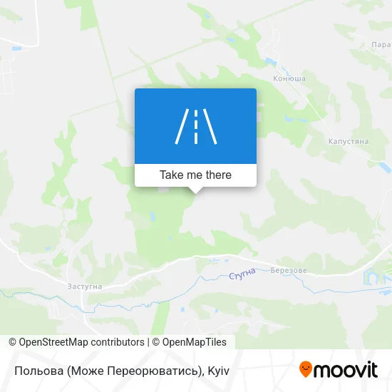 Польова (Може Переорюватись) map