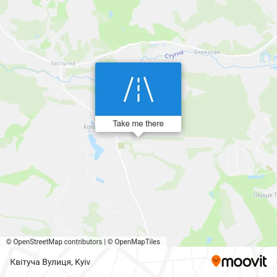 Карта Квітуча Вулиця