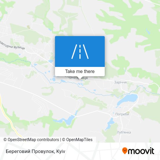Береговий Провулок map