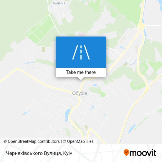 Черняхівського Вулиця map