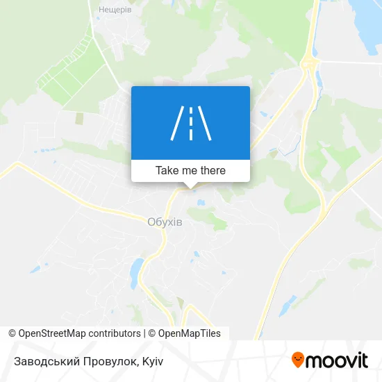 Карта Заводський Провулок