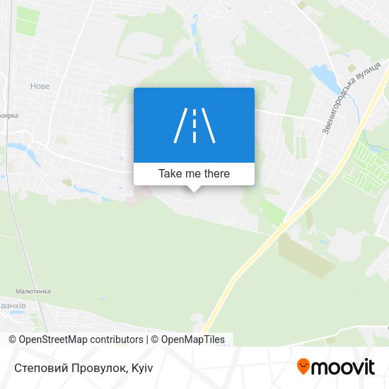 Степовий Провулок map