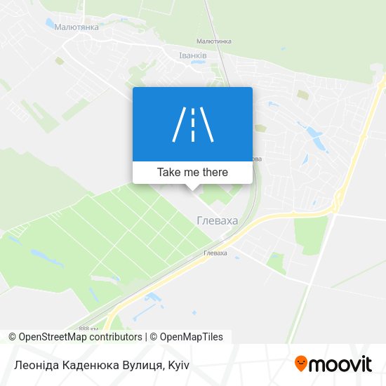 Леоніда Каденюка Вулиця map