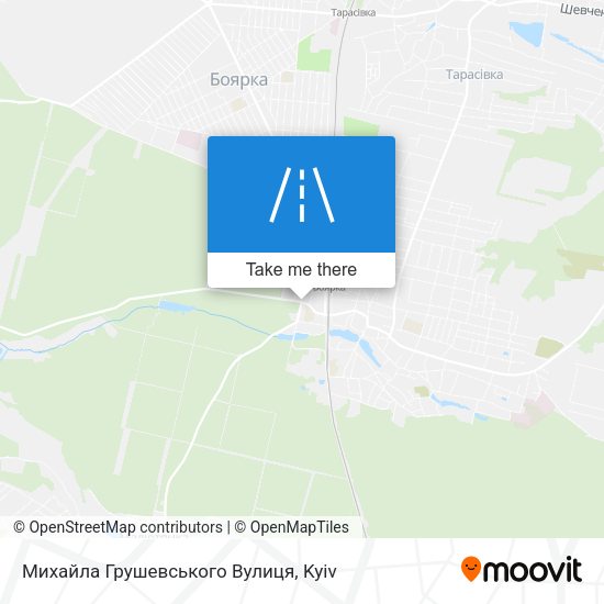 Михайла Грушевського Вулиця map