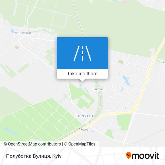 Полуботка Вулиця map
