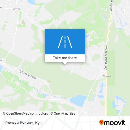 Стежки Вулиця map