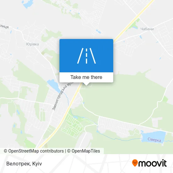 Карта Велотрек