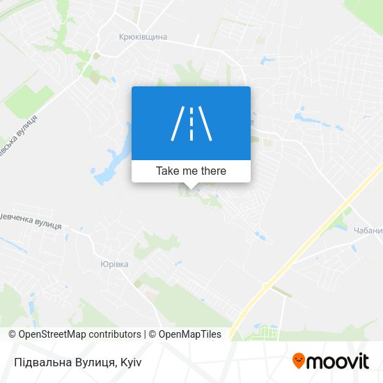 Підвальна Вулиця map