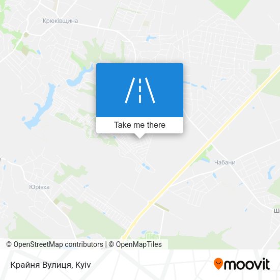 Крайня Вулиця map