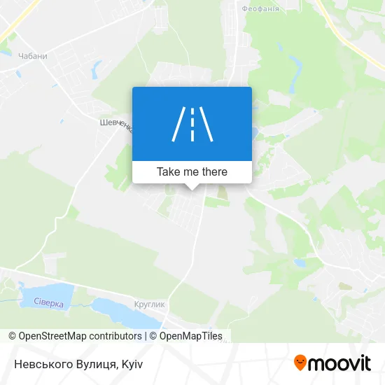 Карта Невського Вулиця
