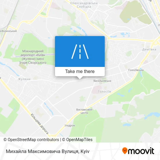 Карта Михайла Максимовича Вулиця
