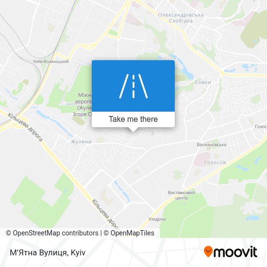 М’Ятна Вулиця map