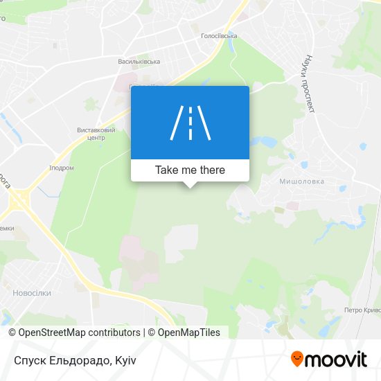 Спуск Ельдорадо map