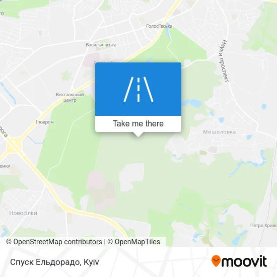 Карта Спуск Ельдорадо