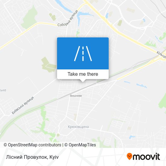 Лісний Провулок map