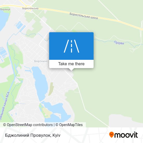 Карта Бджолиний Провулок