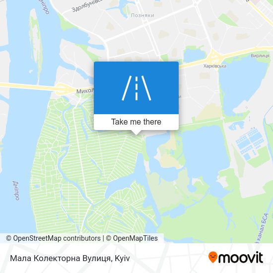 Мала Колекторна Вулиця map