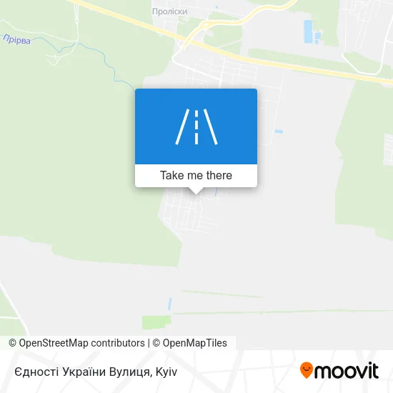 Карта Єдності України Вулиця