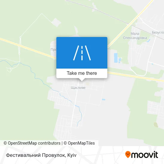 Карта Фестивальний Провулок