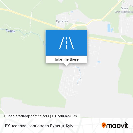 В'Ячеслава Чорновола Вулиця map
