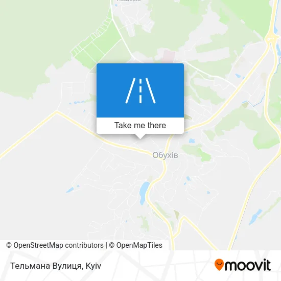 Карта Тельмана Вулиця