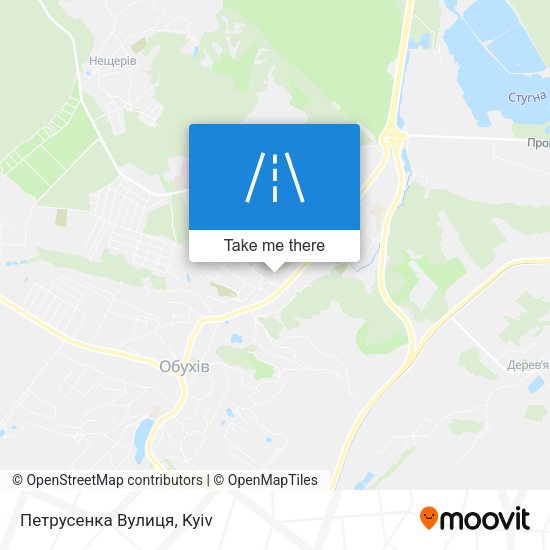 Петрусенка Вулиця map