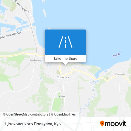 Карта Ціолковського Провулок