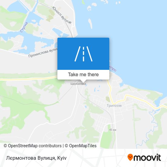 Лєрмонтова Вулиця map