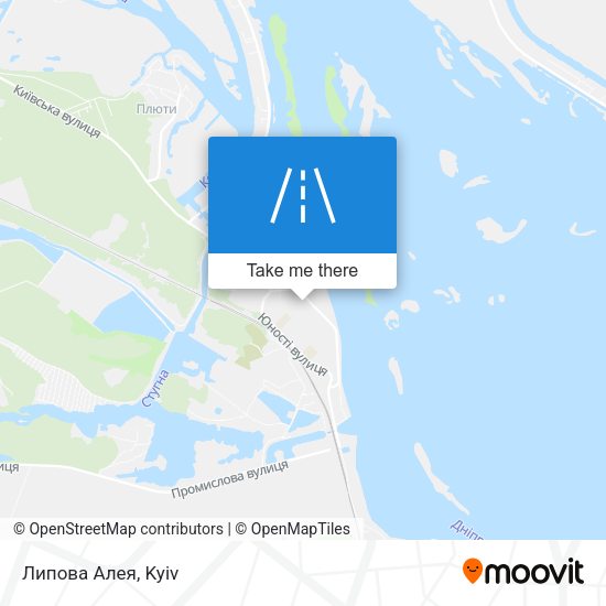 Липова Алея map