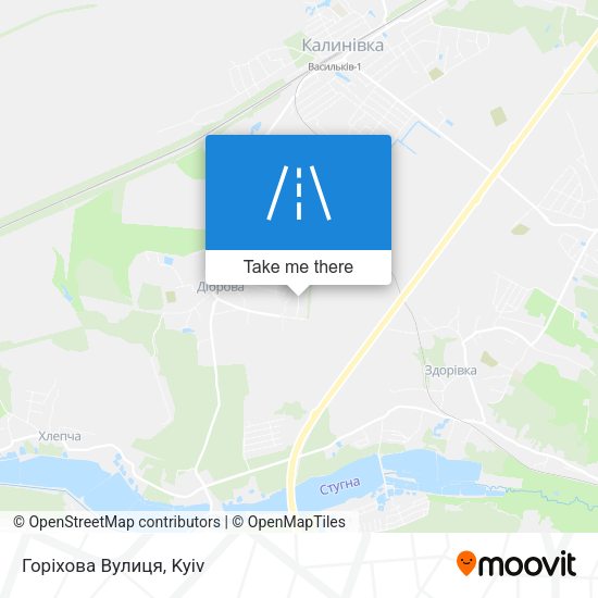 Горіхова Вулиця map