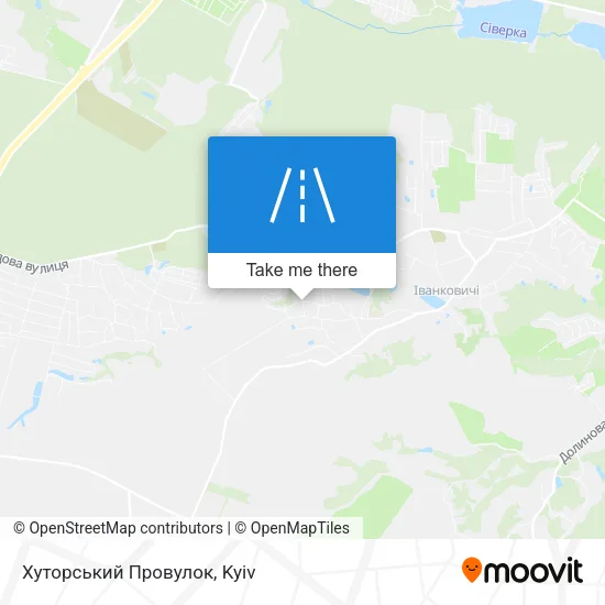 Карта Хуторський Провулок