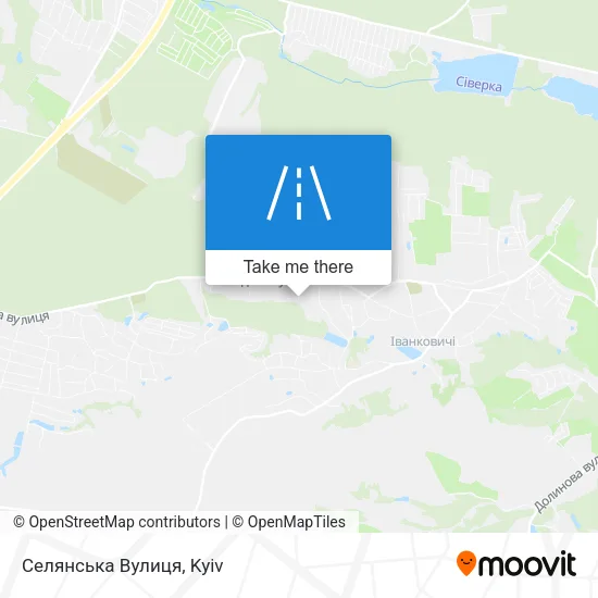 Карта Селянська Вулиця