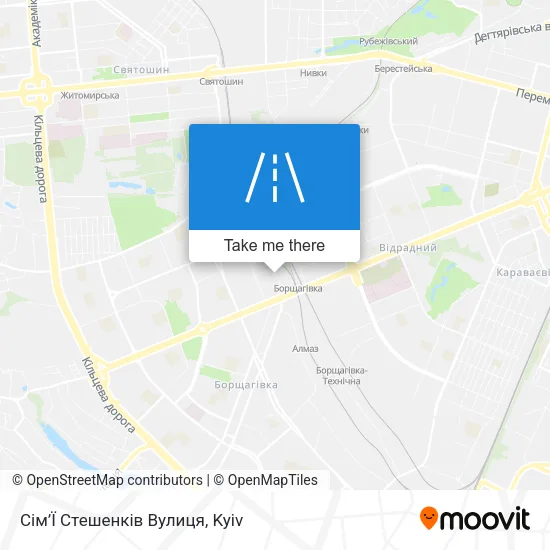 Карта Сім’Ї Стешенків Вулиця
