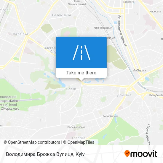 Карта Володимира Брожка Вулиця