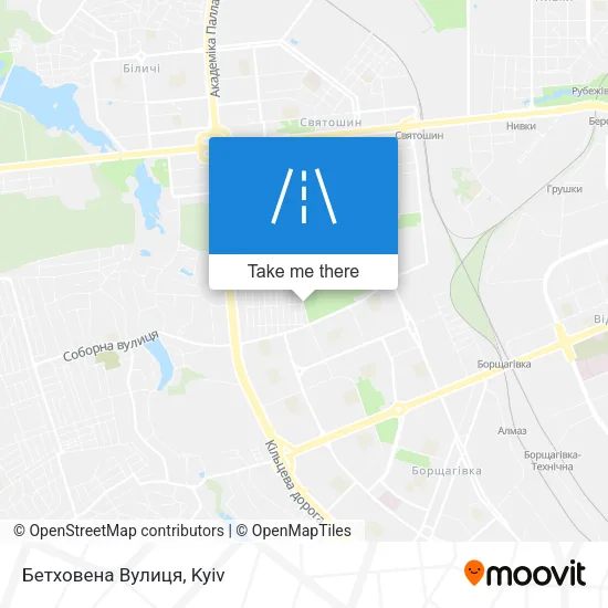 Карта Бетховена Вулиця