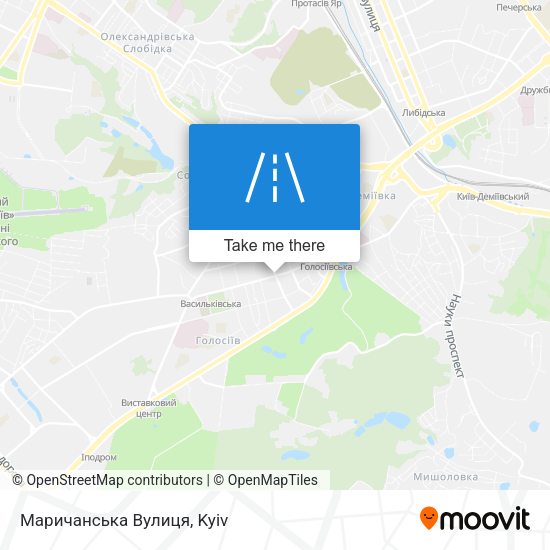 Маричанська Вулиця map