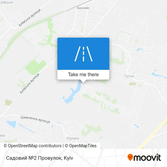 Карта Садовий №2 Провулок