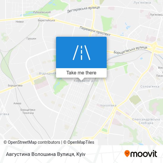Августина Волошина Вулиця map