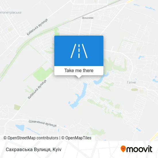 Карта Сахравська Вулиця