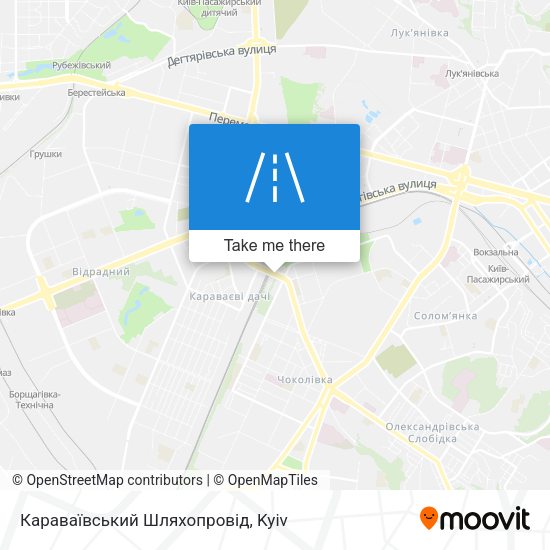 Караваївський Шляхопровід map