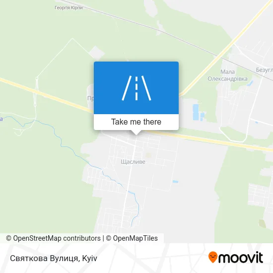 Святкова Вулиця map