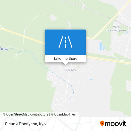 Лісний Провулок map