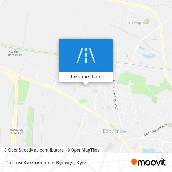 Сергія Камінського Вулиця map