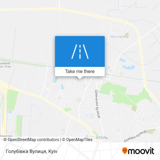 Голубівка Вулиця map
