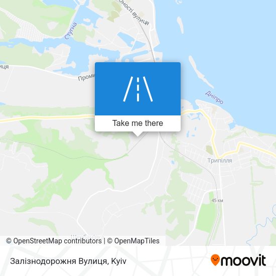 Залізнодорожня Вулиця map