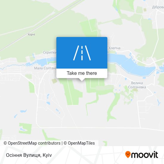 Осіння Вулиця map