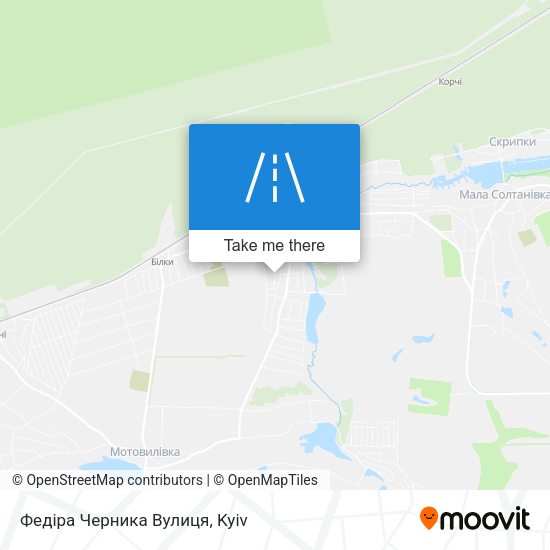 Федіра Черника Вулиця map